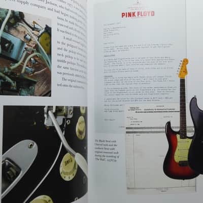 Pink Floyd The Black Strat signed by Phil Taylor History of David Gilmour Fender Stratocaster 1st Ed image 10