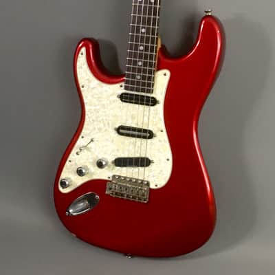 LEFTY! 1986 Vintage Boutique Super Strat Custom Guitar DiMarzio Duncan Candy Apple Red 7.6 Lb HSC image 3