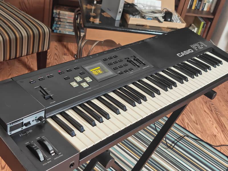 Casio FZ-1 61-Key Digital Sampling Synthesizer 1986 - 1987 - Black image 1