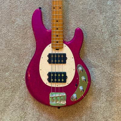 Ernie Ball Music Man StingRay Special 4 HH with Roasted Maple Fretboard - Soda Pink Sparkle image 6