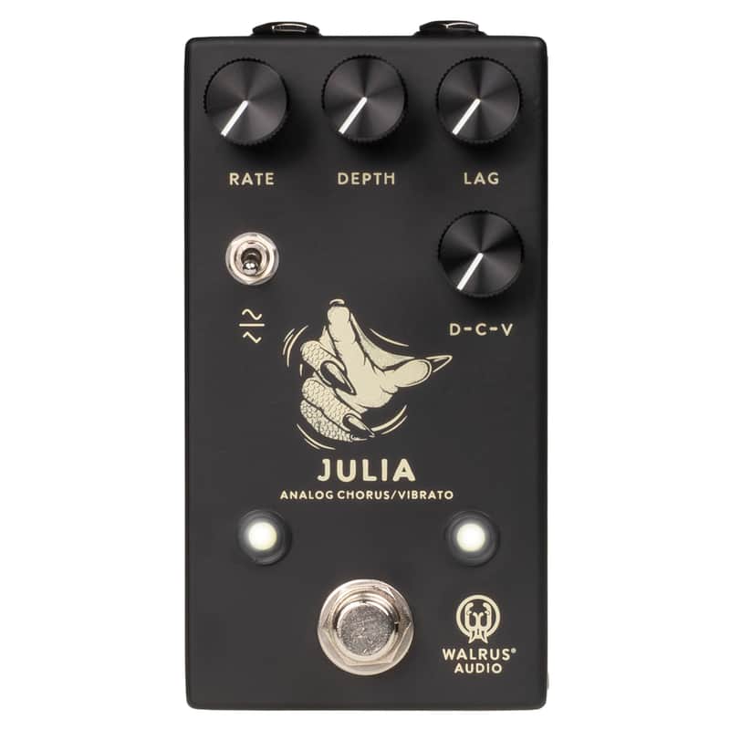 Immagine New Walrus Audio Julia V2 Analog Chorus & Vibrato Black Guitar Effects Pedal - 1