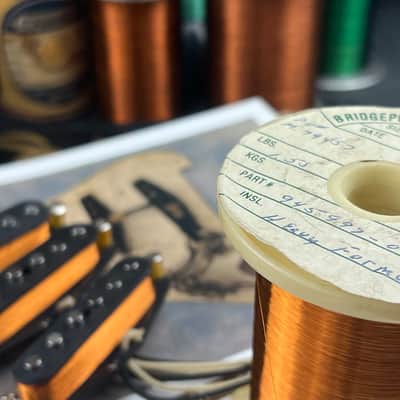 General Vintage Tone 1954 Hand Wound Bridgeport NOS pickup set for Stratocaster ®️ - NOS image 6