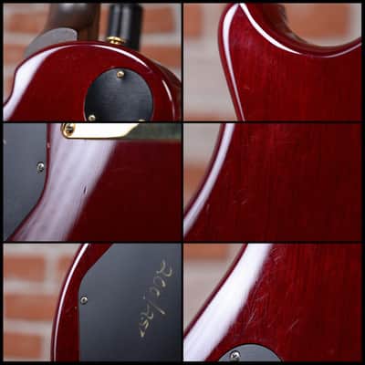 PRS Limited Edition Single Cut Brazilian Flame Maple 10-Top Dark Cherry Sunburst #200 made in 2001 w/OHSC image 17