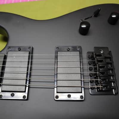 Harley Benton HWY-25BKS Progressive 2022 Black Matte Free FretWerx Setup and Fret Polish USA Stock image 6