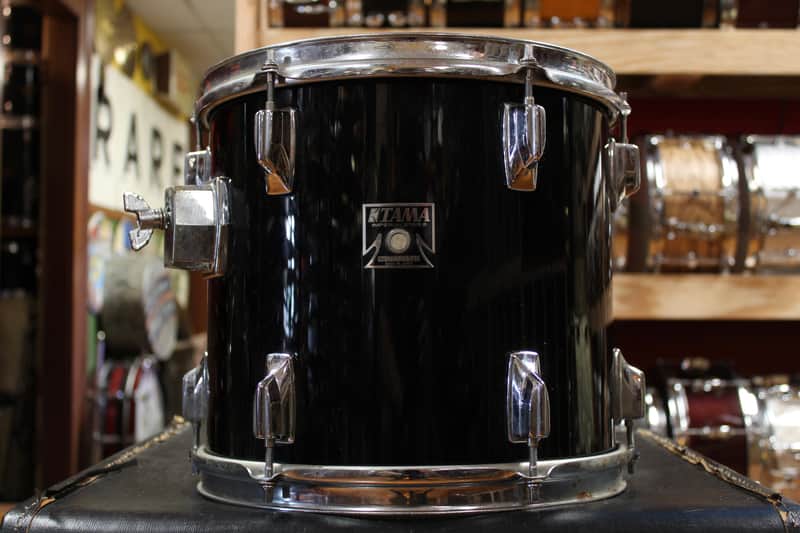 1980s Tama 11x12 Imperialstar Tom in Jet Black image 1