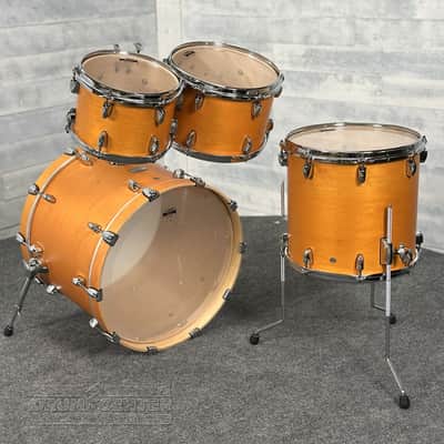 Yamaha Tour Custom Maple 4pc Drum Set 20/10/12/14 Caramel Satin image 2