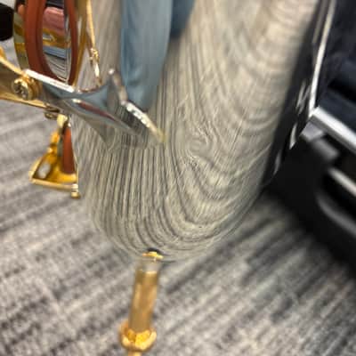 Jupiter Bari sax JBS 1100 2020-2025 - Silver body with gold keys image 7