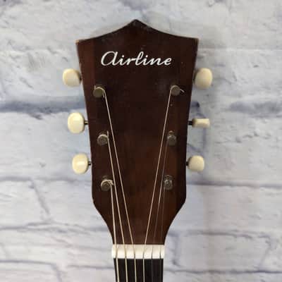 Airline S-5 Vintage Parlor Acoustic Guitar image 3