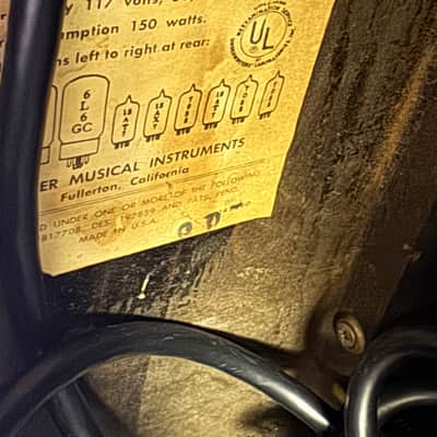 Fender Vibrolux Reverb 1967 - Blackface image 7