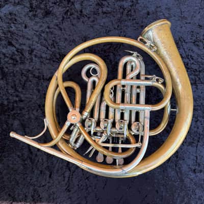 Paxman 40L Bb/High F Descant Horn - Gold Brass - Detachable Bell - Unlacquered Finish - Serial #: 118413L (*AS-IS*) image 6