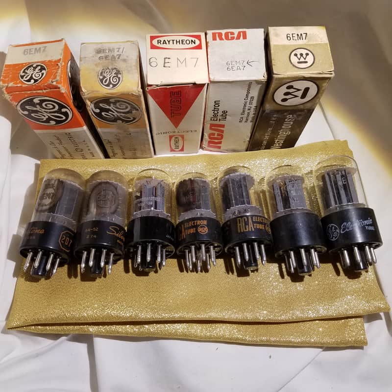 RCA etc. ONE (1) 6EM7 tNOS AT1000 TESTED Vacuum Tube Dual Triode 6EA7 2071 1959-1975 image 1