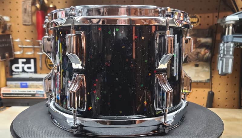 Rogers 10"x7" Limited Edition Tom w/L Arm Mount 2026 - Mardi Gras Lacquered Finish image 1