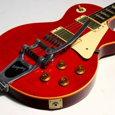 2005 Gibson Custom Shop 1957 Les Paul Standard '57 R7 Sweet Cherry Red w Factory Bigsby LUCY VIBES Eric Clapton George Harrison image 19