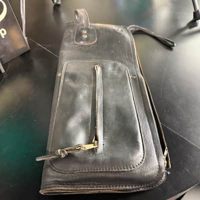 Vintage Reunion Blues Black Leather Stick Bag (Rm4) image 2