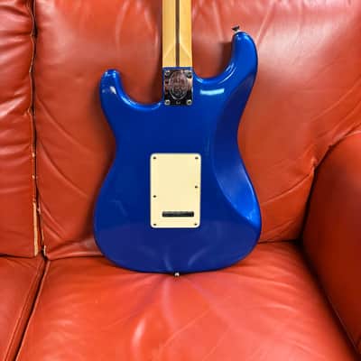 2004 50th Anniversary Fender American Series Stratocaster with Maple Fretboard Chrome Blue image 11