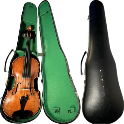 Vintage/Antique/Authentic 4/4 Labelled Violin Francesco Ruggeri+Case 小提 小提琴 ヴァイオリン Beautiful Flamed Maple,Powerful Tone,Fully Set Up-Videos image 10