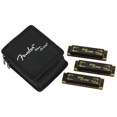Fender Blues DeVille Harmonicas - 7 Pack with Case image 1