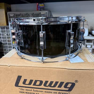 Ludwig Vistalite Reissue 6.5x14" Snare Drum - Smoke - Never Used image 3
