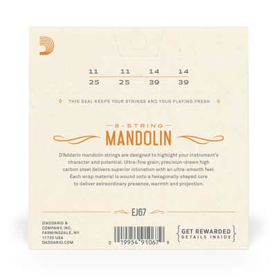 D'Addario Nickel Wound Mandolin Strings 11-39 image 6