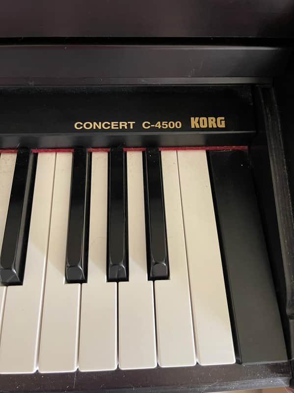 KORG C-4500 Upright 88 Key Digital Piano -Weighted keys W/ Bench