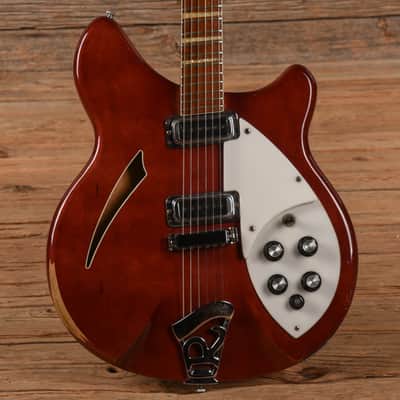 Rickenbacker 360SF Slanted Fret Burgundy 1972 image 1