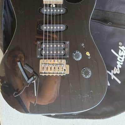 Washburn X Series Electric Guitar Black HSS w/ Fender Gig Bag New Strings, Capo,Strap image 6