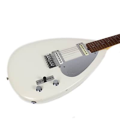 Used USA Made Vox Mark III Brian Jones Model Electric Guitar in White image 12