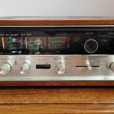 Sansui QS-500 quadrophonic synthesizer / decoder rear channel amplifer re-built - 1970's image 1