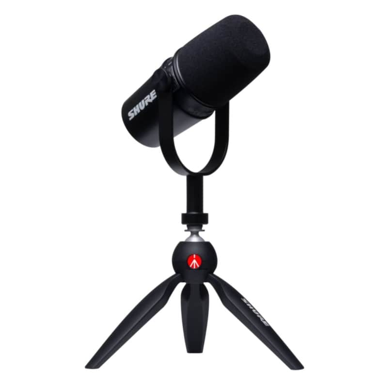 Shure MV7-K-BNDL Dynamic USB Microphone Podcast Bundle image 1