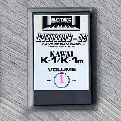 Kawai K1 / K1R / K1M / K1RII MASTERAM Voice Card Volume 1 // Very Rare!