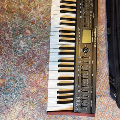 Behringer DeepMind 12 49-Key 12-Voice Polyphonic Analog Synth 2016 - Present - Black with Carrying Case