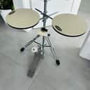 DW Go Anywhere 5pc Practice Pad Drum Set with Stand 2010s - Chrome/Black/White