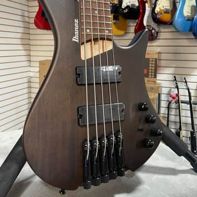 Ibanez Bass Workshop EHB605 Electric Bass Guitar - Walnut Flat & PLEK*D #857 image 1