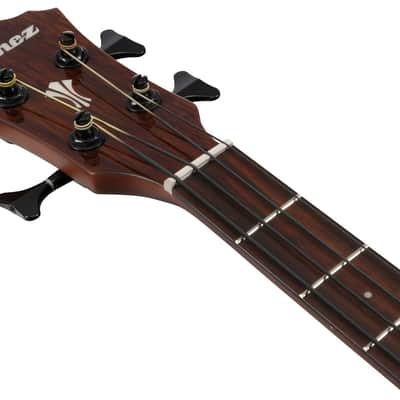 Ibanez AEGB30E-NTG Acoustic-Electric Bass Guitar - Natural Gloss (AEGB30ENTG) image 4