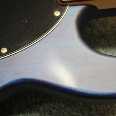 Sterling SUB StingRay Ray4 Electric Bass Guitar Trans Blue Satin image 8