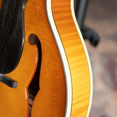 Eastman MD615-GB F-Style Acoustic/Electric Mandolin - Goldburst with Hardshell Case image 14