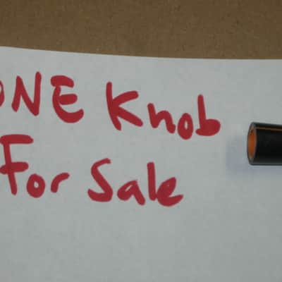 ONE lightly used genuine Boss DF-2 KNOB, fits split shaft shaft (stem) mid 1980s - early 1990s - TOP: orange with black marker // SIDEs: black // hard plastic (NO pedal / NO other items) image 3