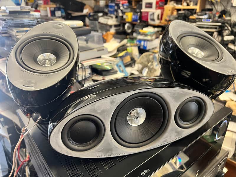 Tested KEF HTS-3001 SP3588 satellite speakers/ center channel