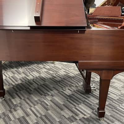 Steinway Model M 5'7" Grand Piano 1924 (Restored) - Satin Mahogany image 11