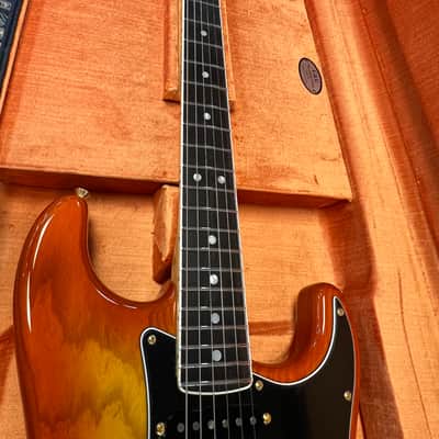 Fender American Custom Stratocaster NOS, Ebony Fingerboard, Sienna Sunburst 2026 image 4