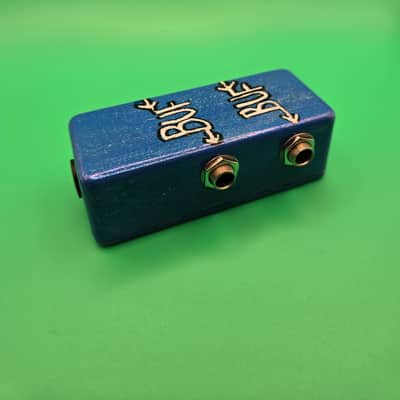 Handmade "BufBuf" dual buffer pedal in nano enclosure image 3