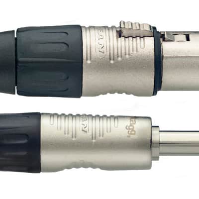 Stagg 6M/20FT MIC CABL XLRf-PLUG DLX image 1