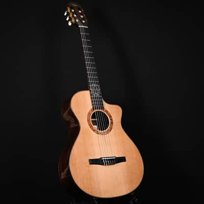 Taylor Jason Mraz Signature Model (JMSM) Nylon w/ Western Red Cedar Top & Indian Rosewood Back and Sides Acoustic-Electric Guitar 2026 (1201146085) image 10