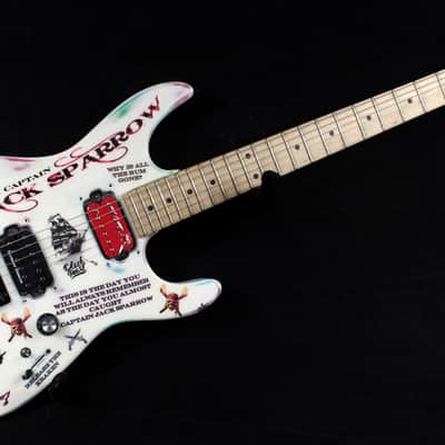Custom Painted And Upgraded Dean Custom Zone Guitar - Aged and Worn With Graphics And Reverse Headstock image 6