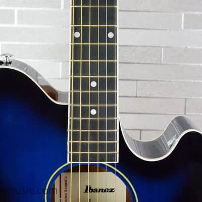 Ibanez TCY10E-TBS Talman - Trans Blue Sunburst image 3