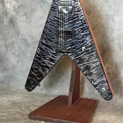 "from my Personal Collection" Black Diamond Custom Shop "Super-V Supreme" Guitar 5A Quilted Maple Top Hand Crafted In AMERICA image 3