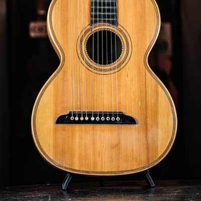 1950s Noname 10-string Guitar Lute natural image 1