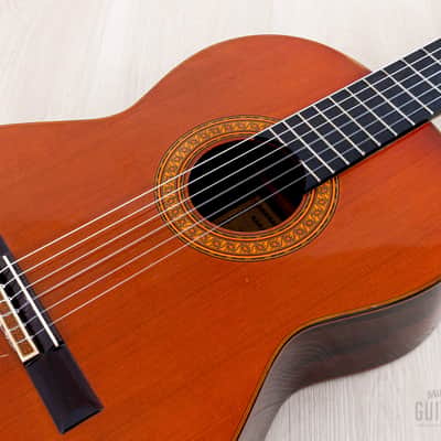 1973 Sakazo Nakade No. 1200Y Vintage Classical Guitar, Spruce + Brazilian Rosewood w/ Case image 7