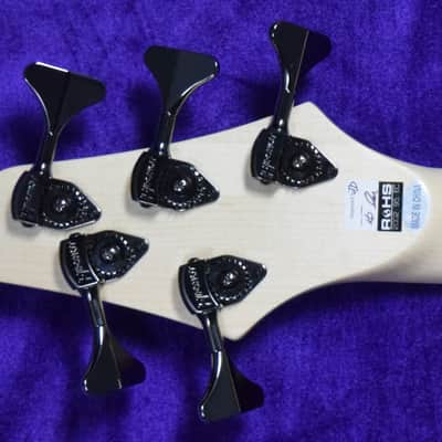 Dingwall NG-3 5 String LEFTY, Matte Gold Metallic / Maple *In Stock! image 4