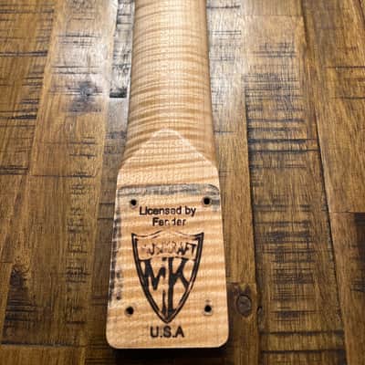 Musikraft Strat Neck 2024 - Flame Maple 5A image 9